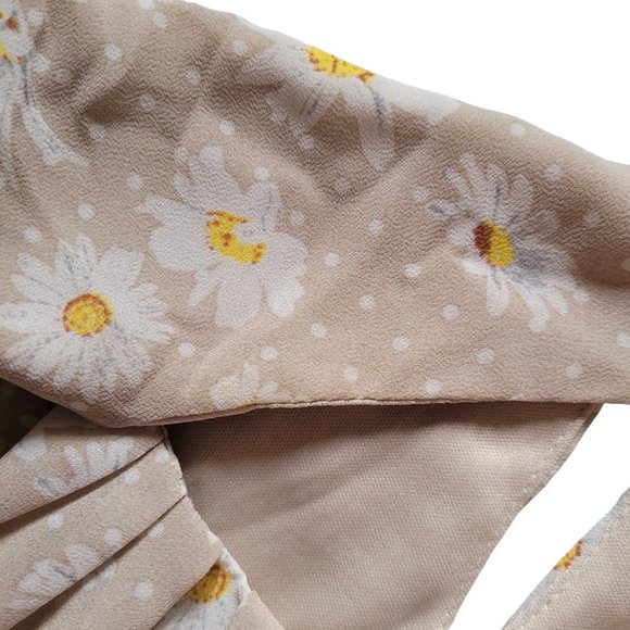 Large Suzy Shier Sleeveless Lined Daisy Dress - Picture 11 of 12